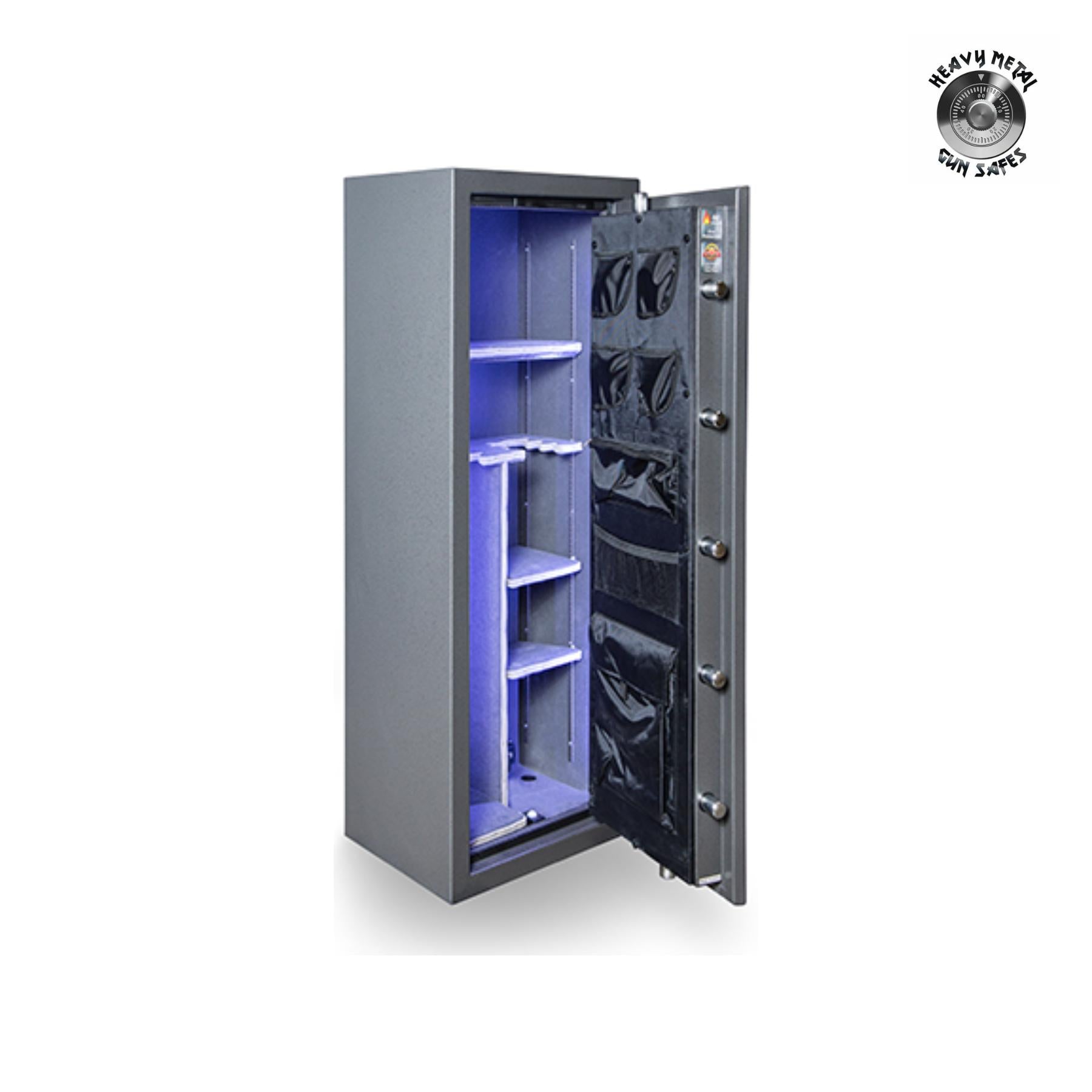 Hollon BHS16 Black Hawk Series Gun Safe Heavy Metal Gun Safes