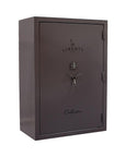 Liberty Collector gun safe in gray marble with black chrome dial lock – Heavy Metal Gun Safes New Braunfels Texas