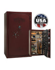 National Security Magnum NS50 Gun Safe - Gun Safe - Gloss Green / Black Chrome / Beige Velour