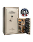 National Security Magnum NS50 Gun Safe - Gun Safe - Feathered Champagne / Black Chrome / Beige Velour