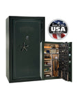 National Security Magnum NS50 Gun Safe - Gun Safe - Feathered Green / Black Chrome / Beige Velour