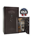 National Security Magnum NS50 Gun Safe - Gun Safe - Gloss Black Cherry / Black Chrome / Silver Velour