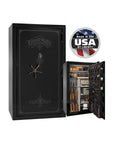 National Security Magnum NS50 Gun Safe - Gun Safe - Gloss Black / Black Chrome / Silver Velour
