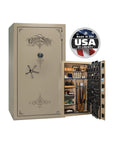 National Security Magnum NS50 Gun Safe - Gun Safe - Marble Champagne / Black Chrome / Beige Velour