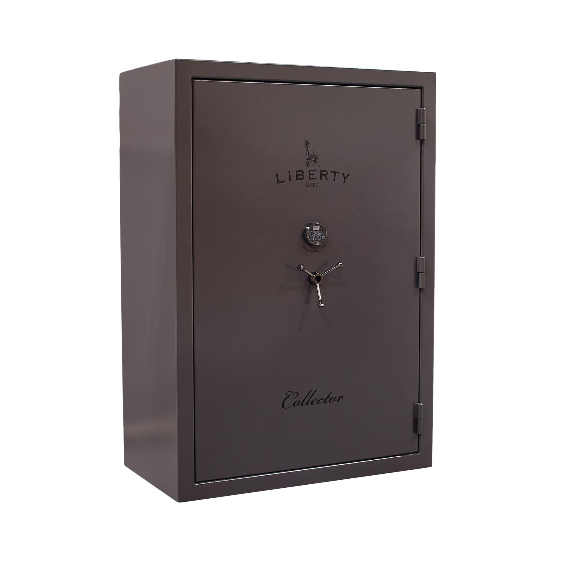 Liberty Collector gray marble safe featuring SecuRam ProLogic electronic lock – Heavy Metal Gun Safes New Braunfels Texas