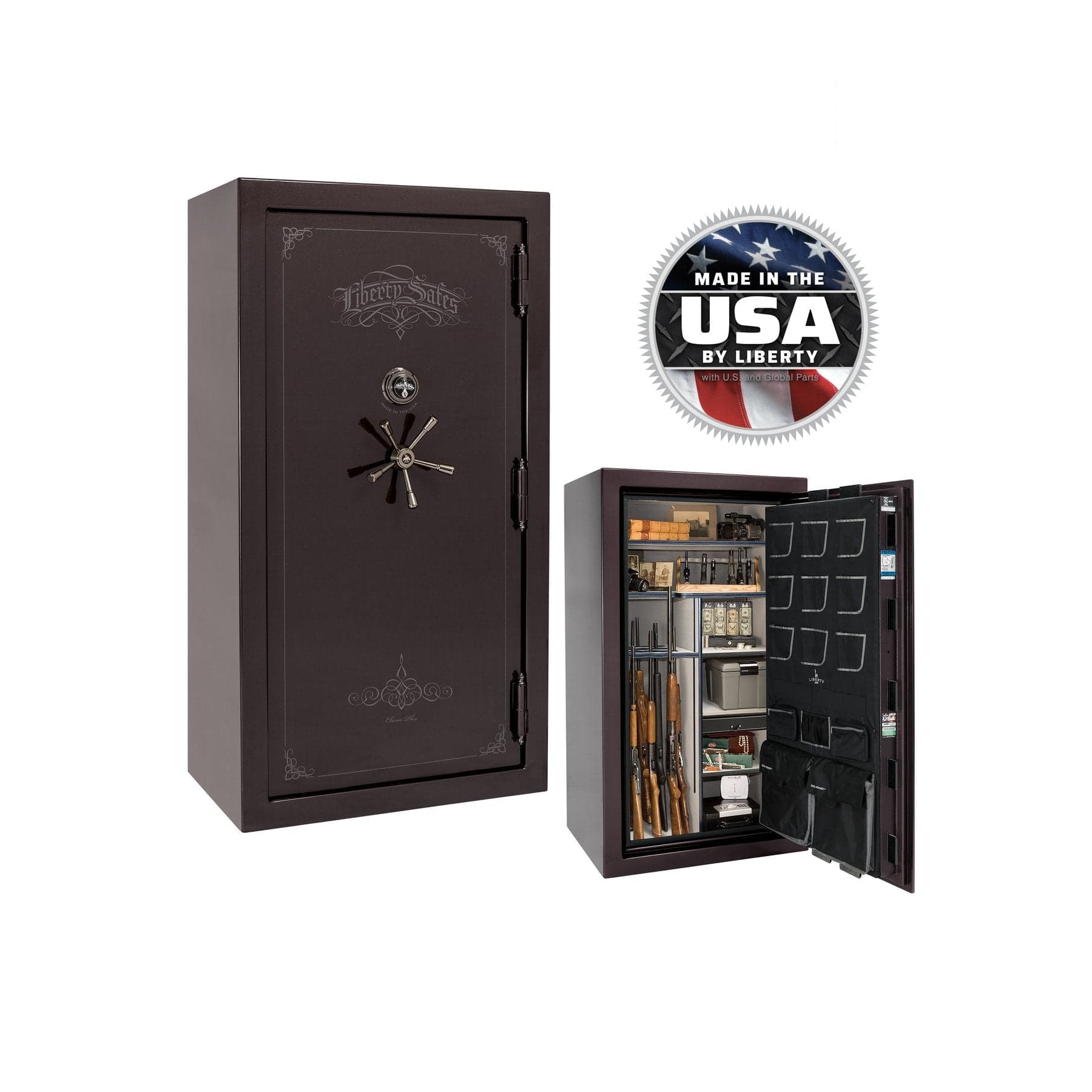 Liberty National Classic Plus 40 Gun Safe – Heavy Metal Gun Safes