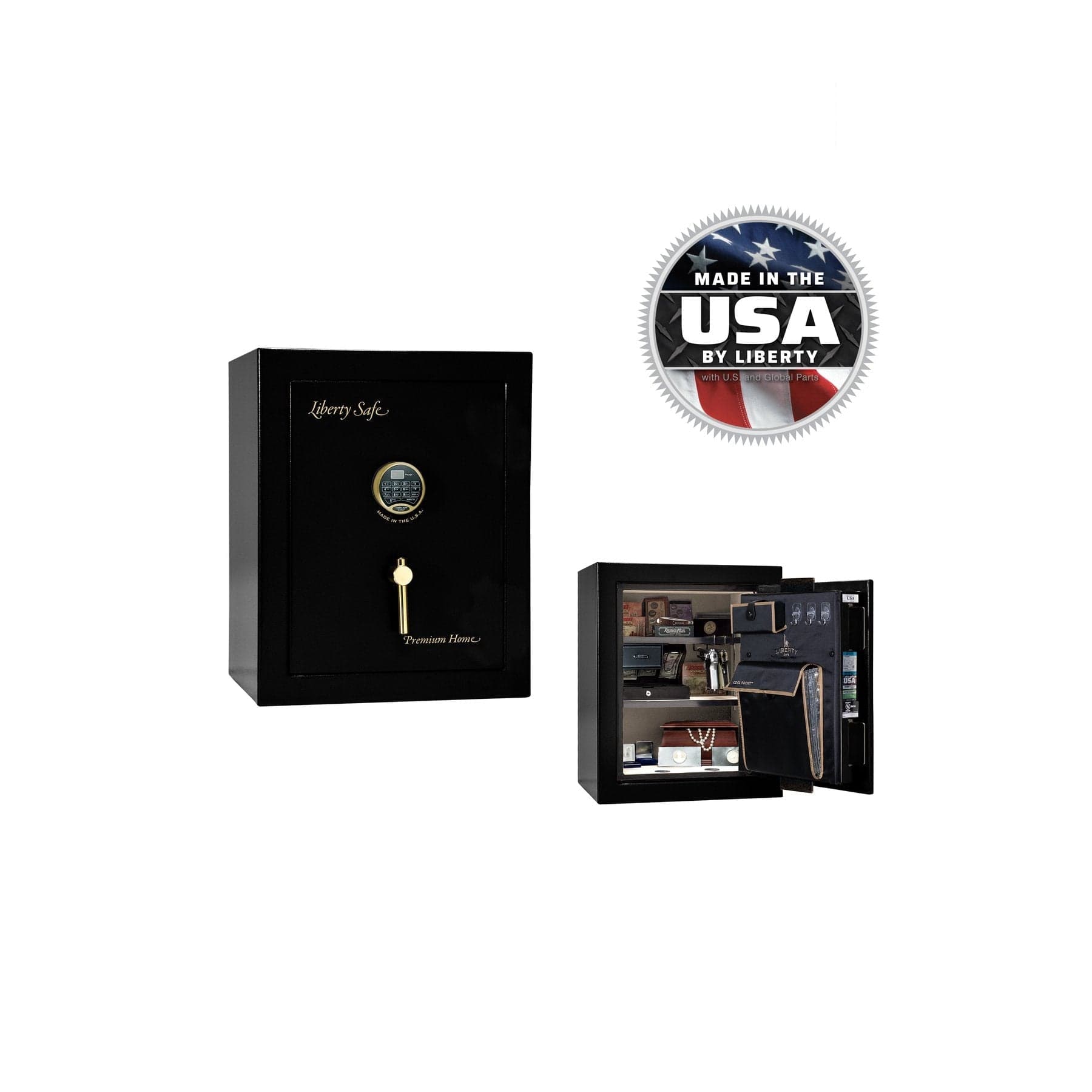 Liberty Premium Home Safe 8 – Compact Security Solution – Heavy Metal ...